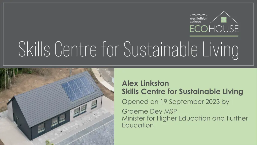 alex linkston skills centre for sustainable