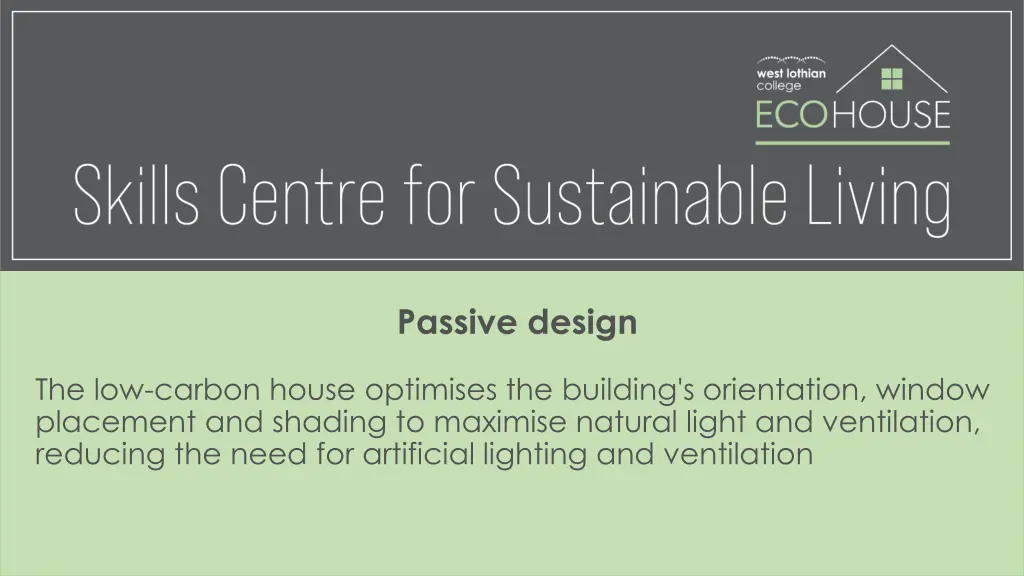 passive design