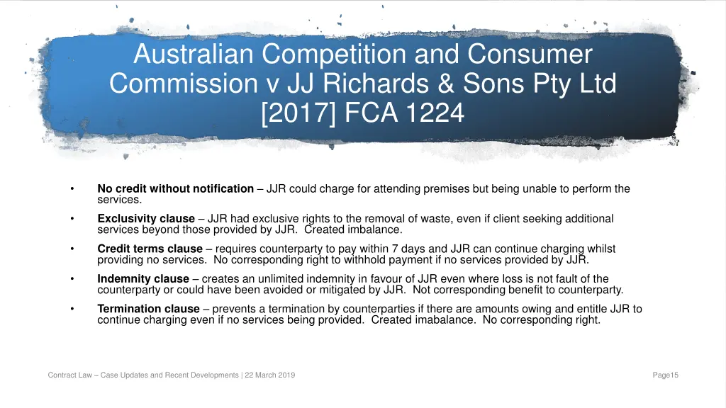 australian competition and consumer commission 1