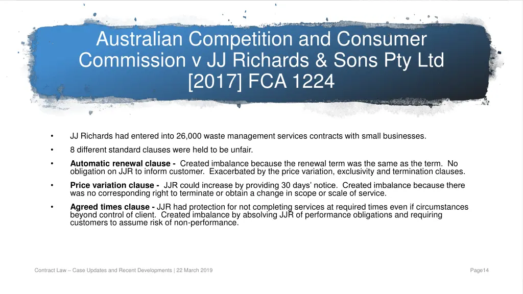 australian competition and consumer commission