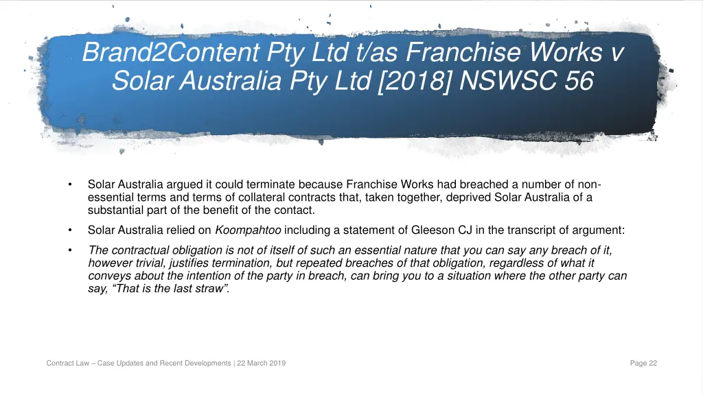 brand2content pty ltd t as franchise works