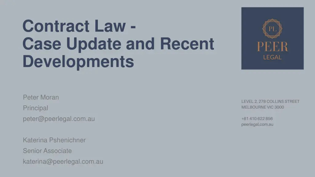 contract law case update and recent developments 1