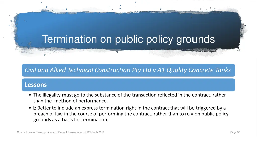 termination on public policy grounds 5