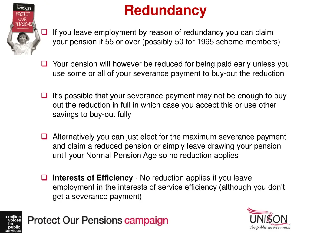 redundancy