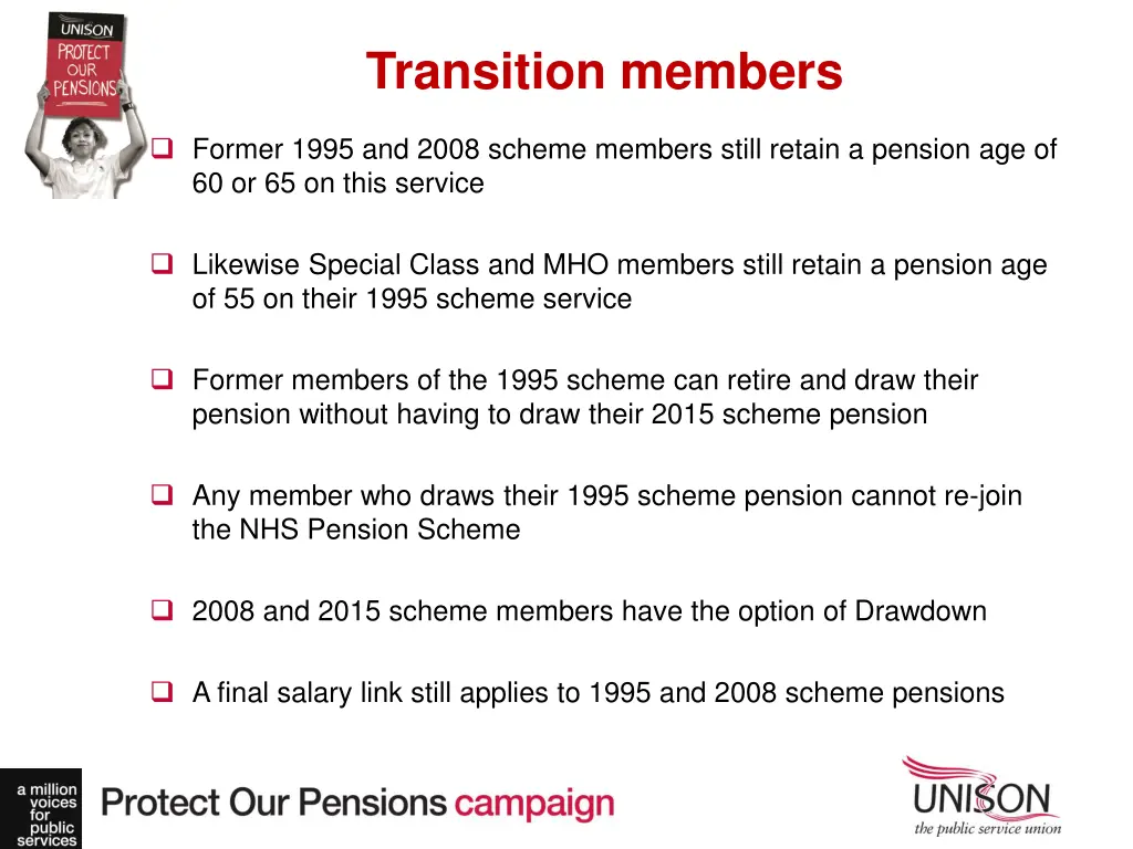 transition members