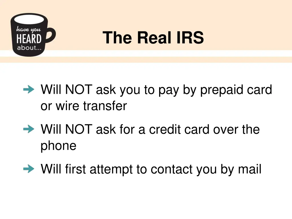 the real irs