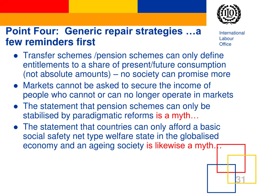 point four generic repair strategies