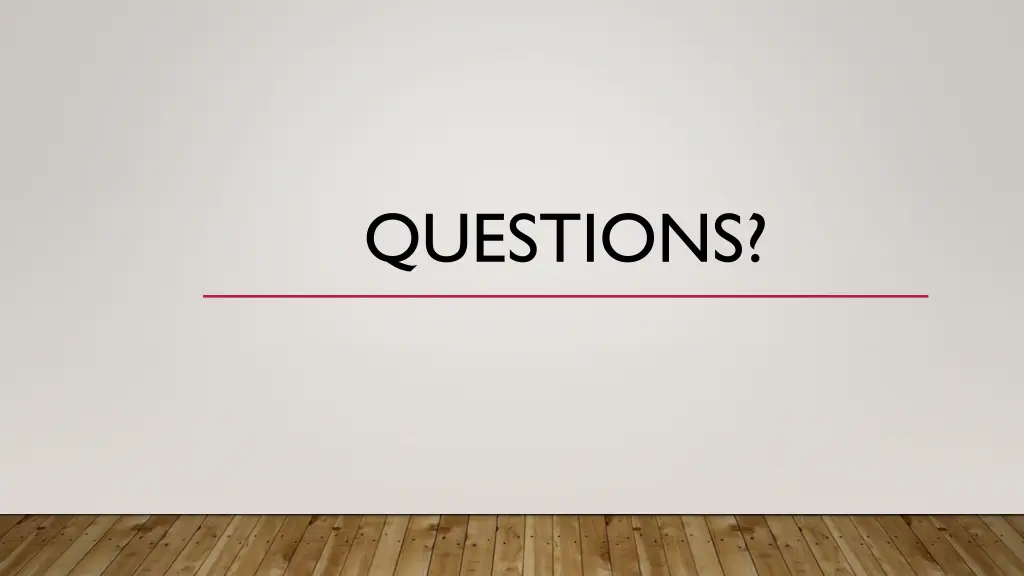 questions