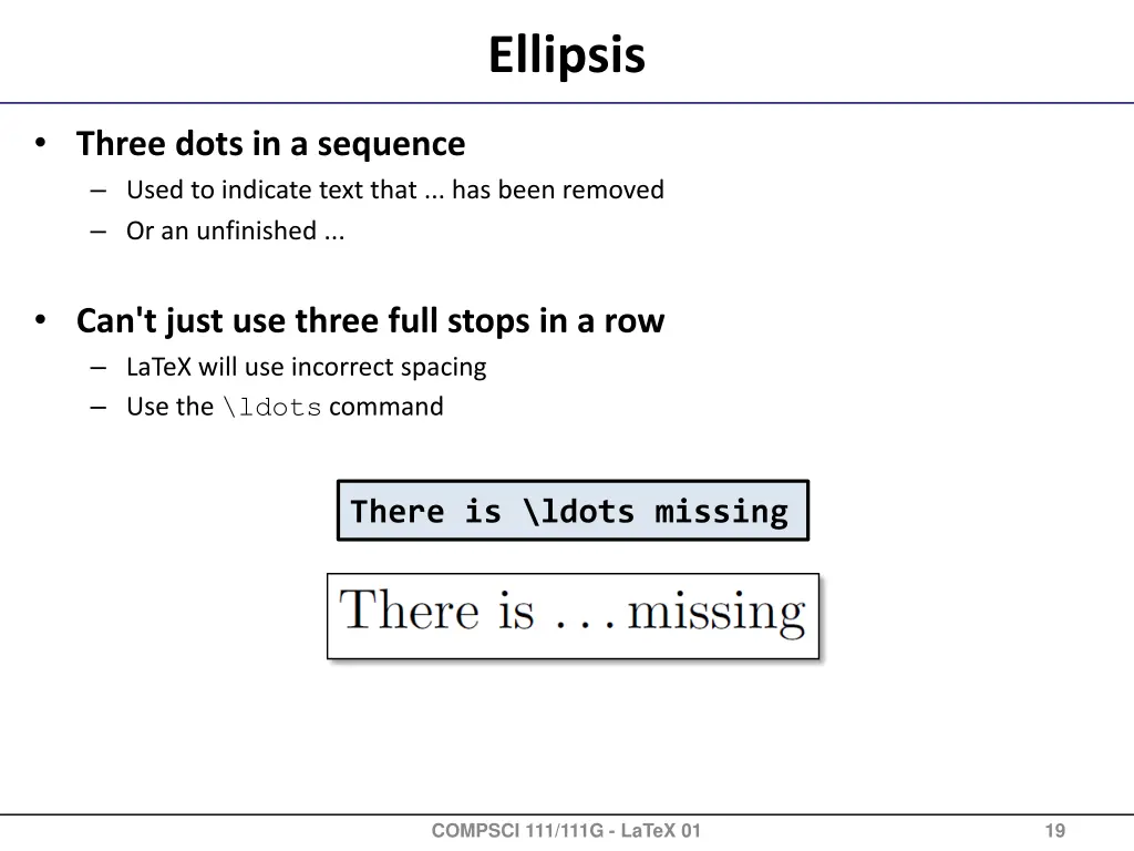 ellipsis