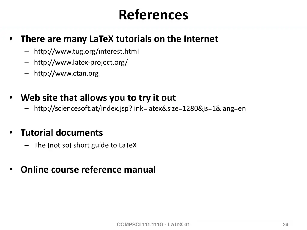 references