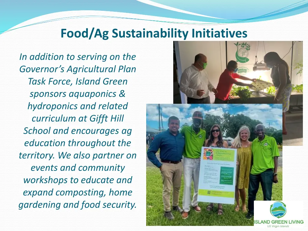 food ag sustainability initiatives