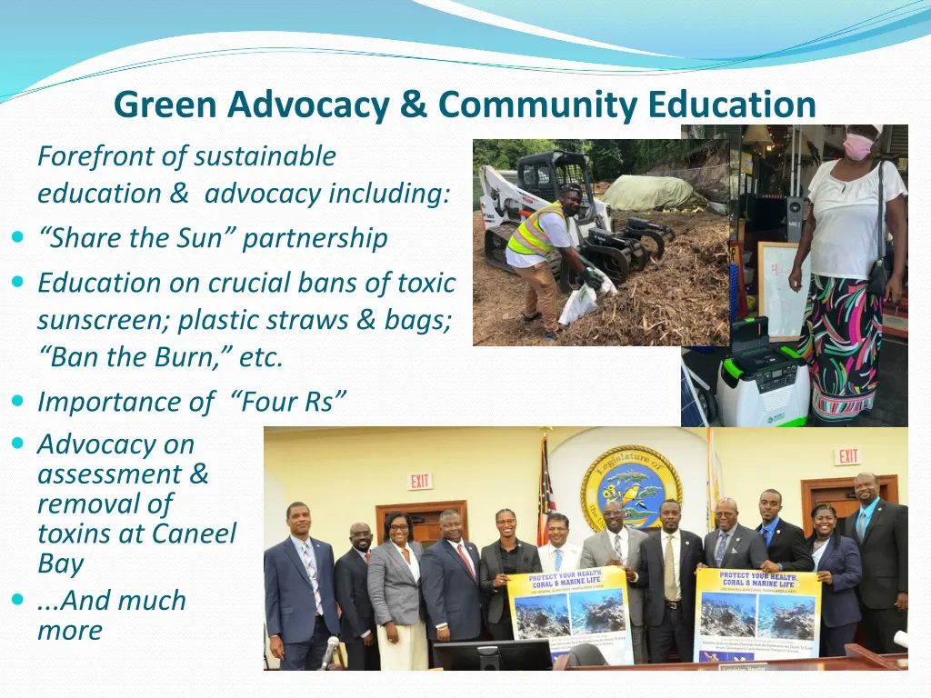 green advocacy community education forefront