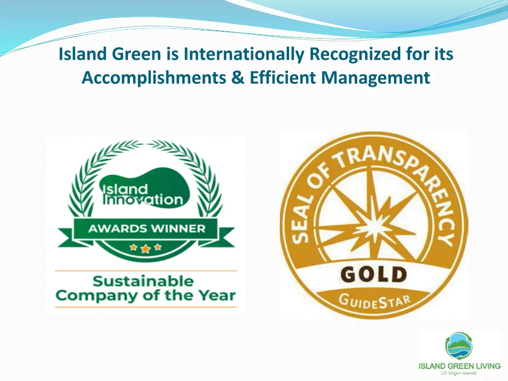 island green is internationally recognized