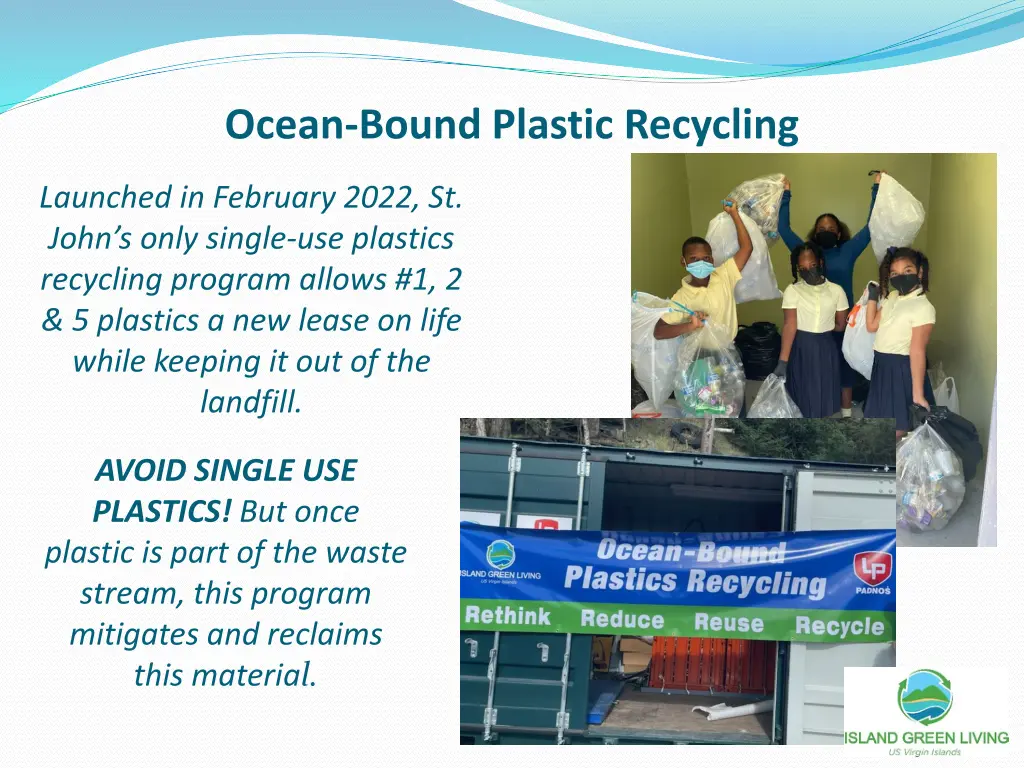 ocean bound plastic recycling
