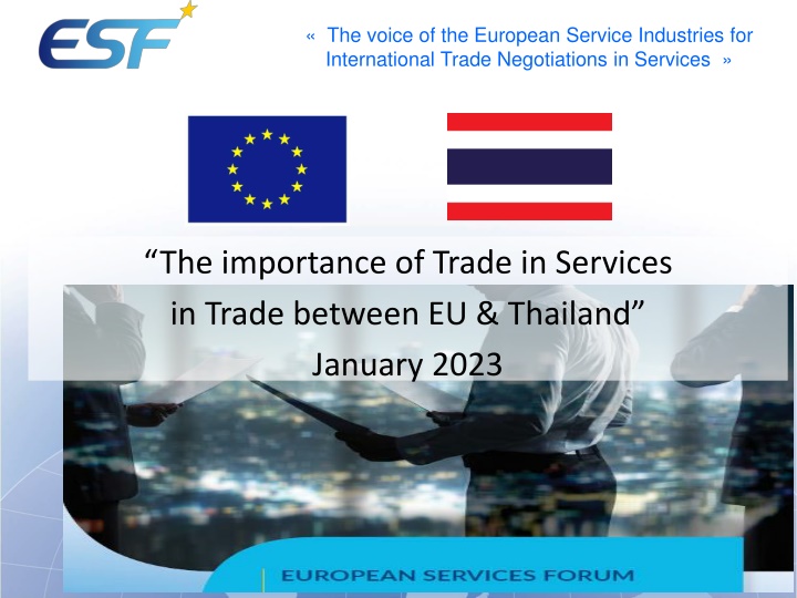 the voice of the european service industries