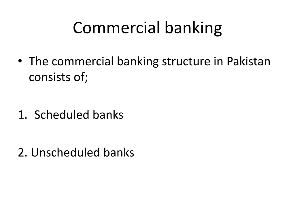 commercial banking 1
