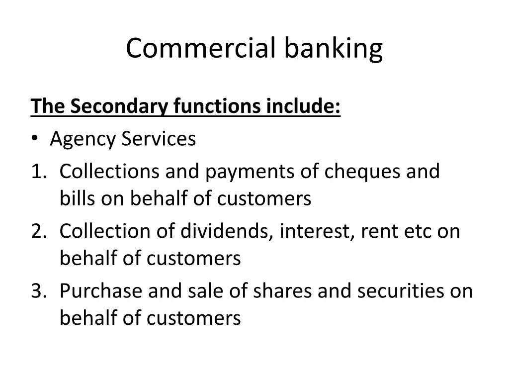 commercial banking 10