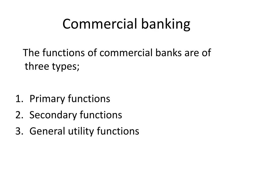 commercial banking 4