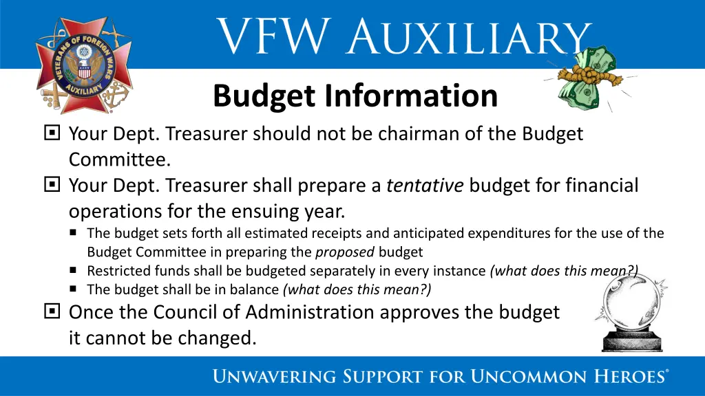 budget information