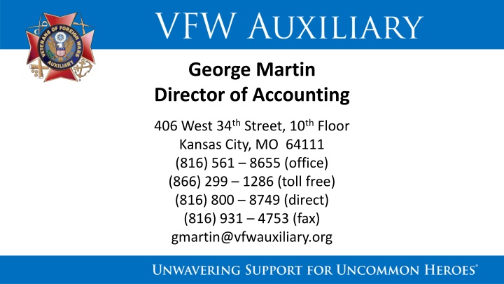 george martin director of accounting