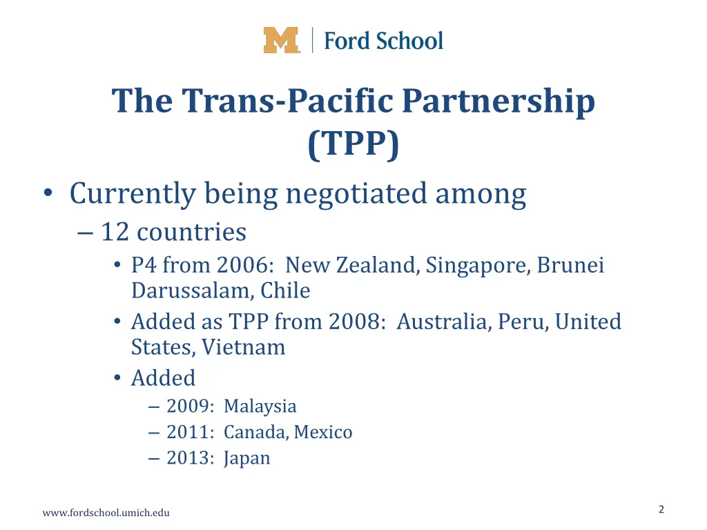 the trans pacific partnership tpp currently being