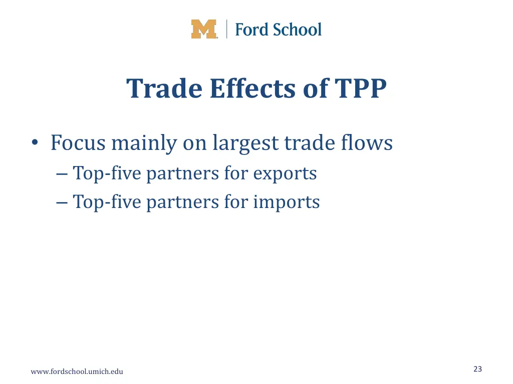 trade effects of tpp 1