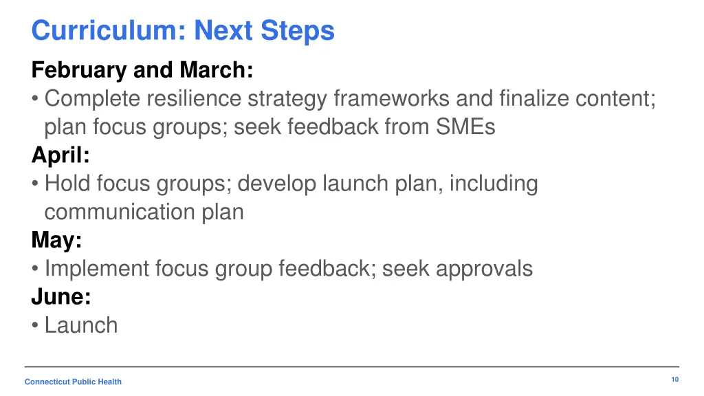 curriculum next steps february and march complete