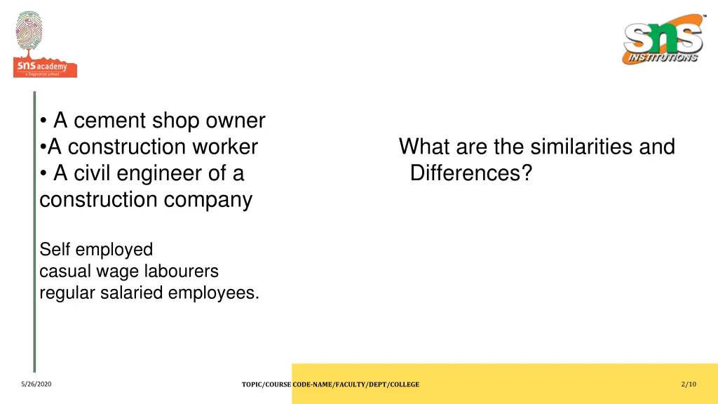a cement shop owner a construction worker what