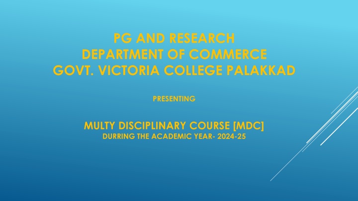 pg and research department of commerce govt