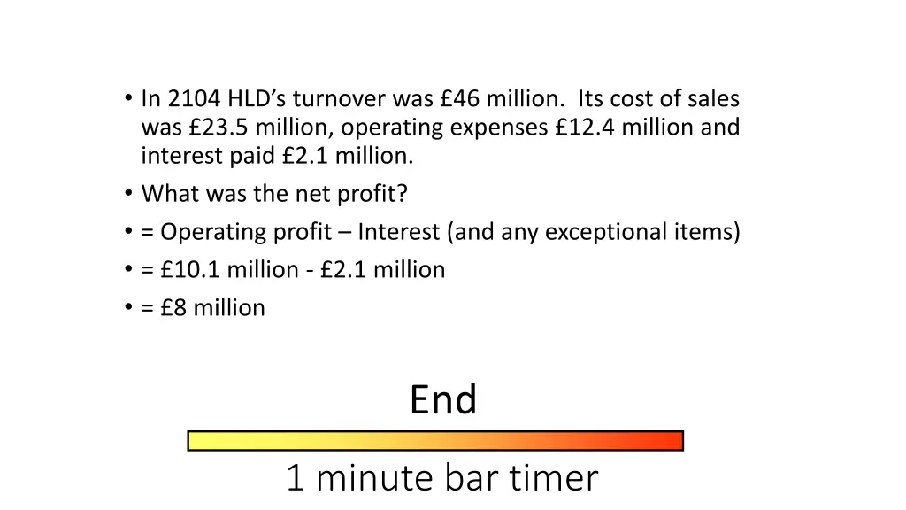 in 2104 hld s turnover was 46 million its cost 2