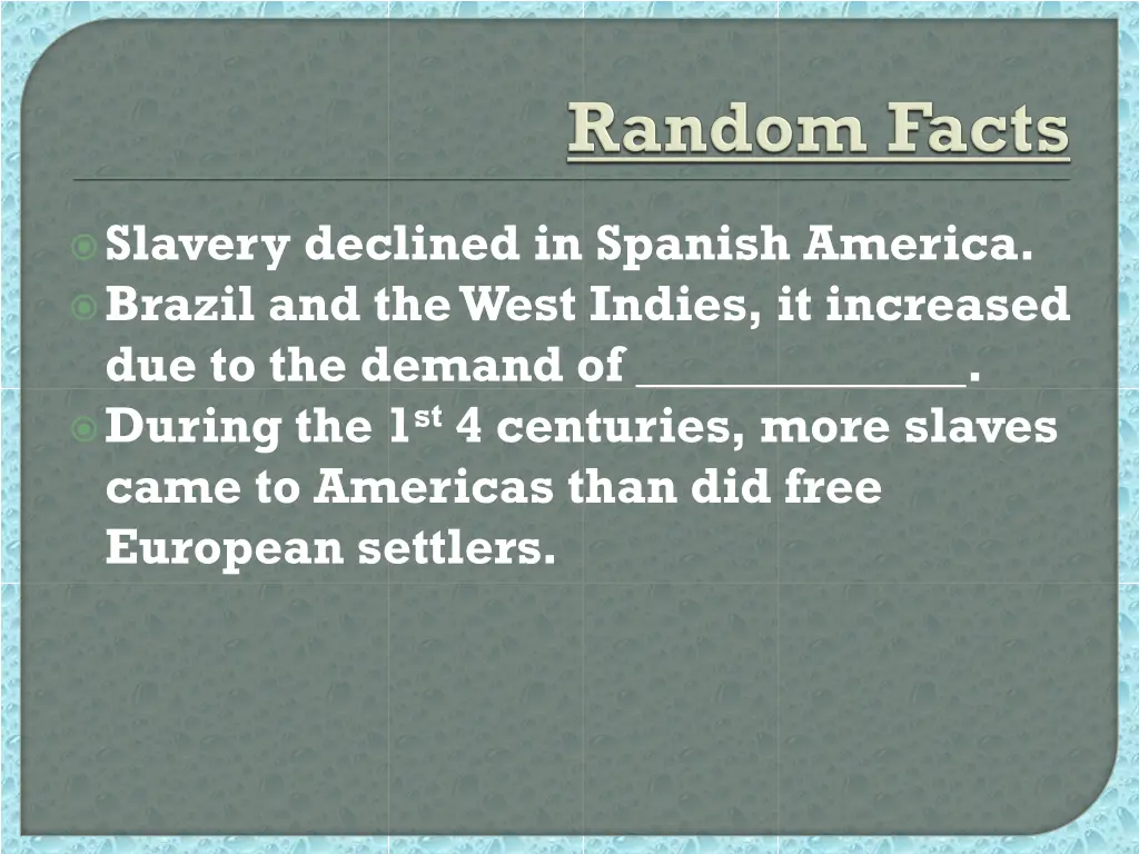 slavery declined in spanish america brazil