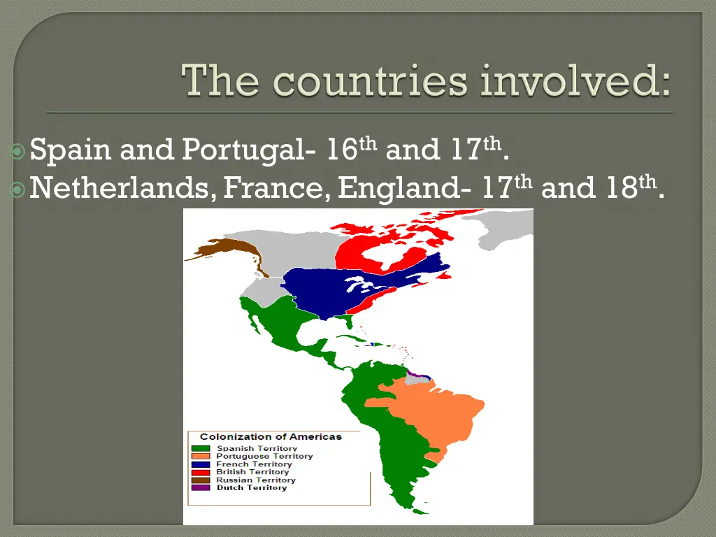 spain and portugal 16 th and 17 th netherlands