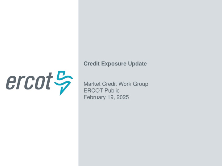 credit exposure update
