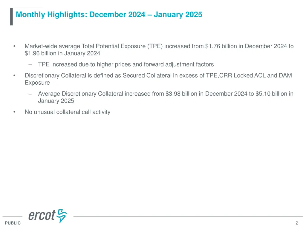 monthly highlights december 2024 january 2025