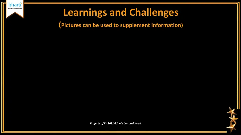 learnings and challenges pictures can be used