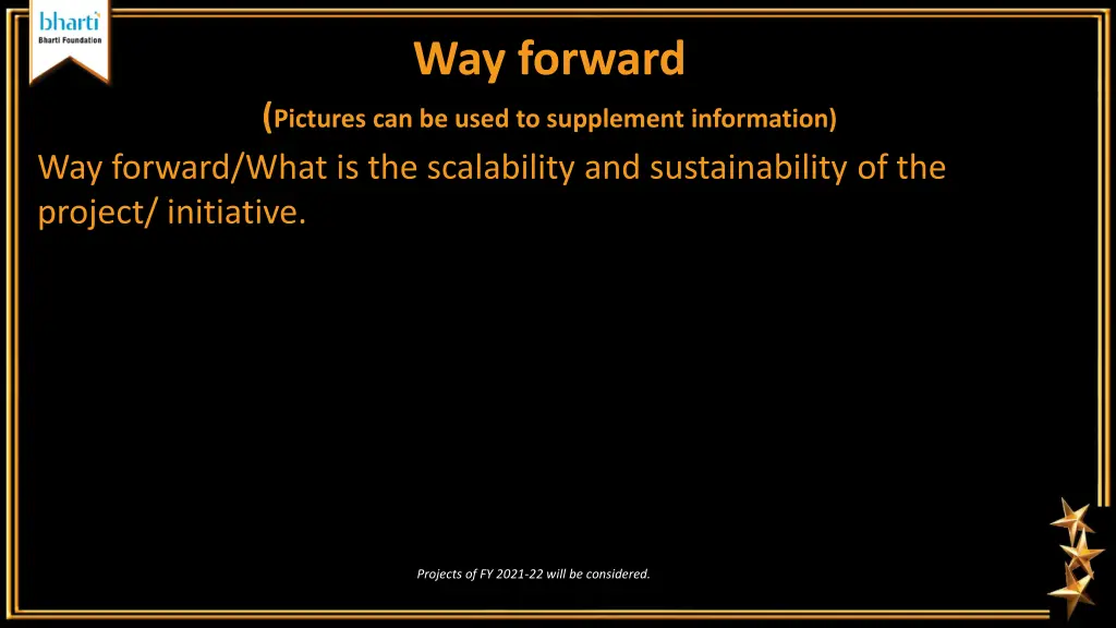 way forward
