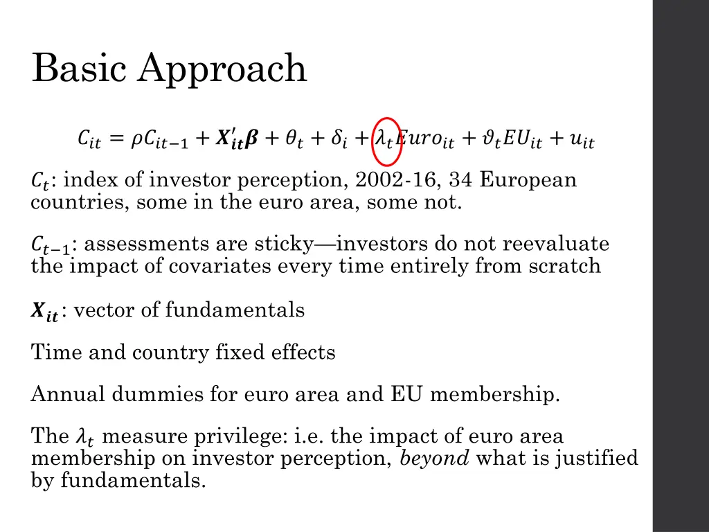 basic approach
