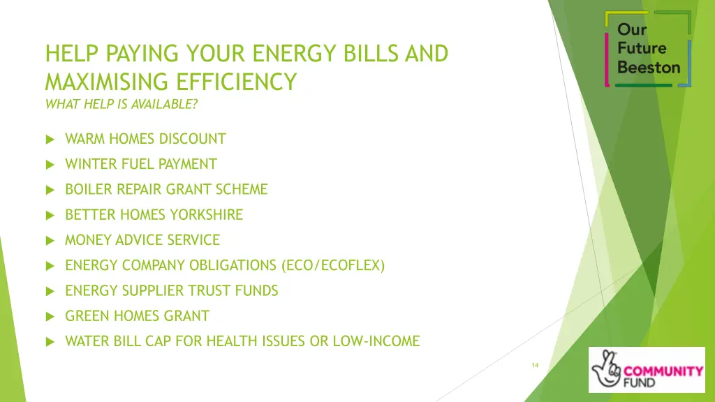 help paying your energy bills and maximising