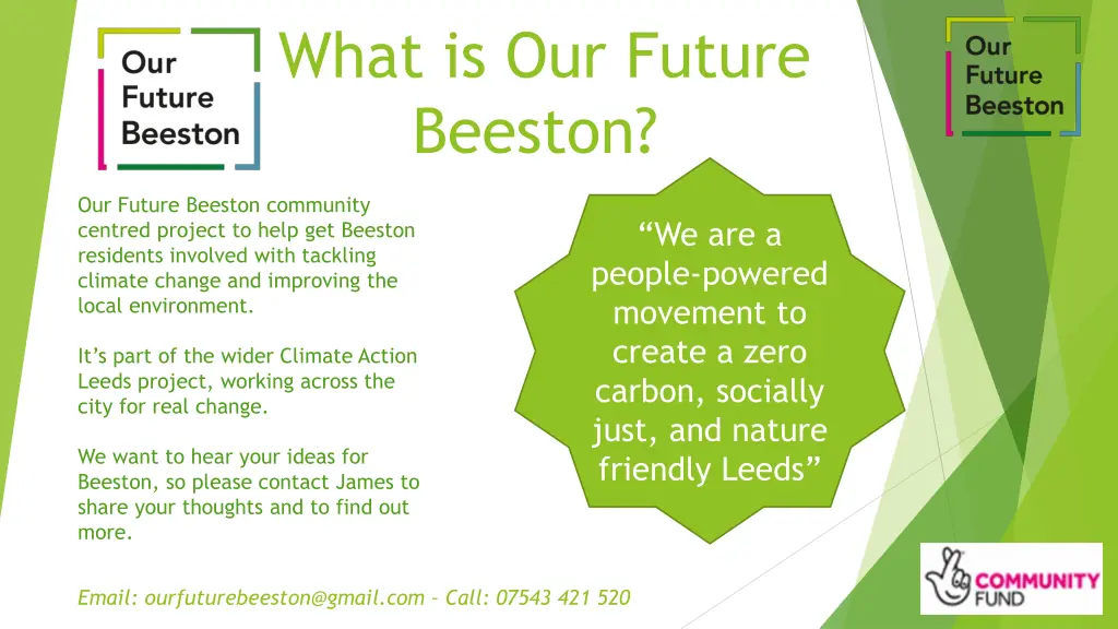 what is our future beeston