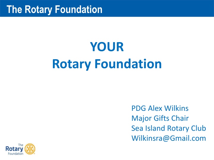 the rotary foundation
