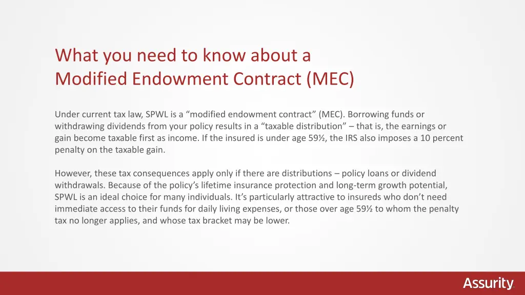what you need to know about a modified endowment