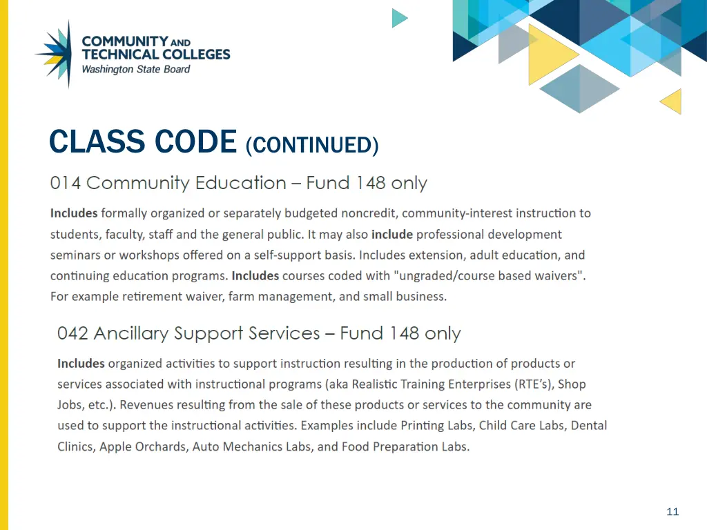 class code continued 1