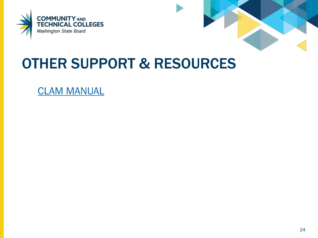 other support resources