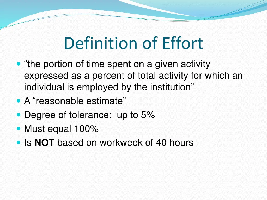 definition of effort