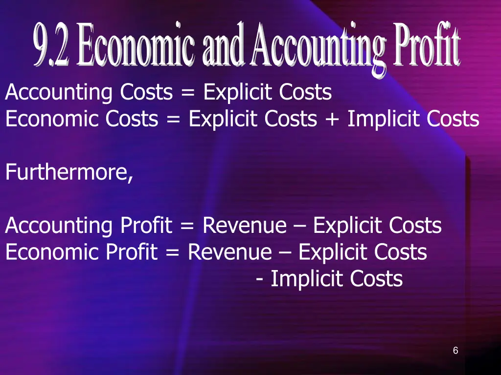 9 2 economic and accounting profit