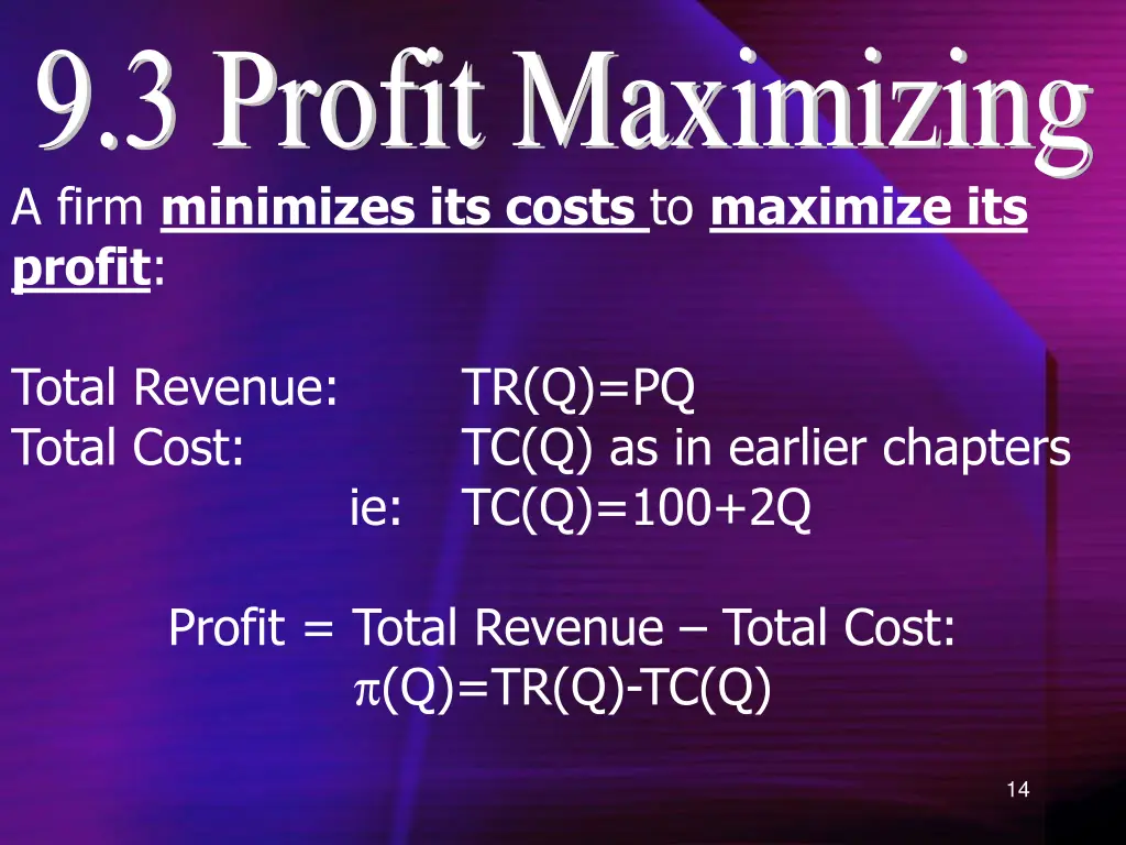 9 3 profit maximizing