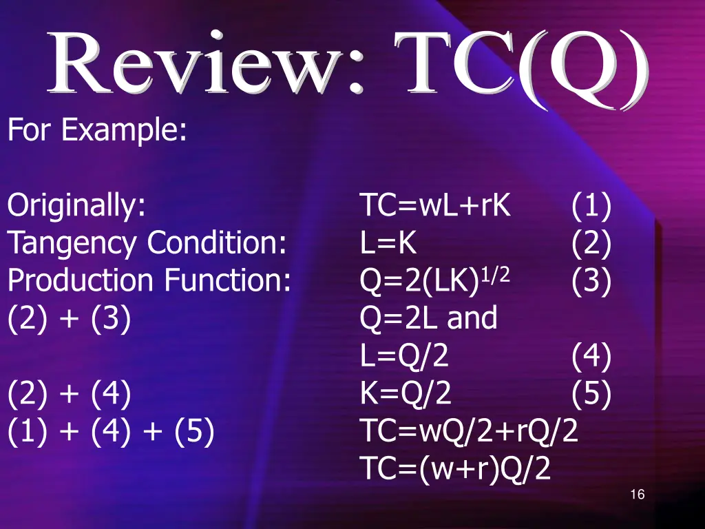 review tc q 1