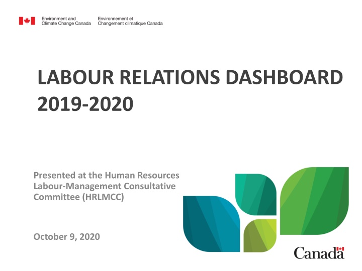 labour relations dashboard 2019 2020