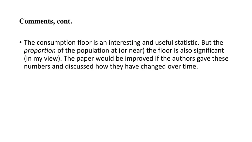 comments cont