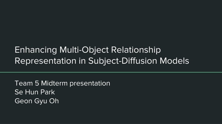 enhancing multi object relationship